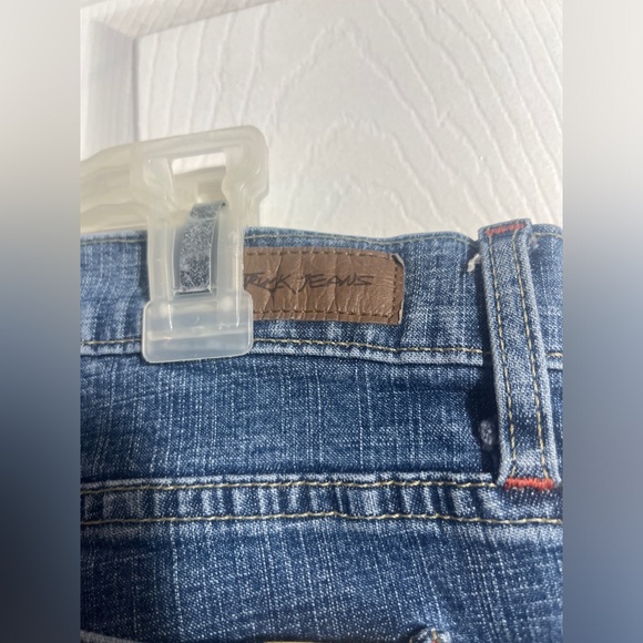 Vintage Y2K early 2000s plus size YEE YEE flare TRUCK JEANS size 17 READ - Picture 9 of 10